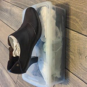 Life Stride soft system Women's Brown Ankle Booties 7.5